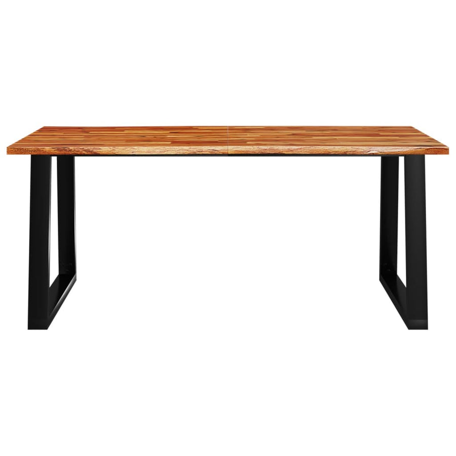 Eettafel Met Natuurlijke Rand Massief Acaciahout 180 x 90 x 75 cm