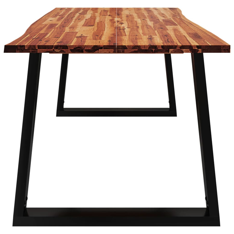 Eettafel Met Natuurlijke Rand Massief Acaciahout 180 x 90 x 75 cm