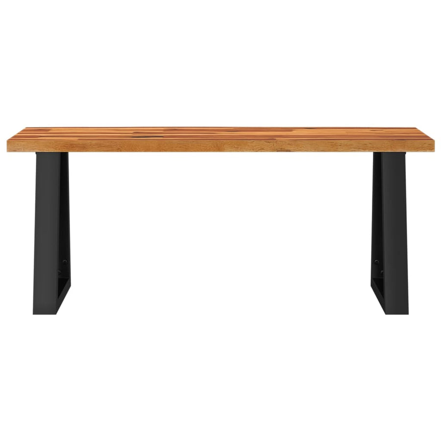 Bankje Met Natuurlijke Rand 110 Cm Massief Acaciahout