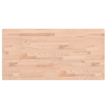 Tafelblad Rechthoekig 80X40X,5 Cm Massief Beukenhout 80 x 40 x 1.5 cm Naturel