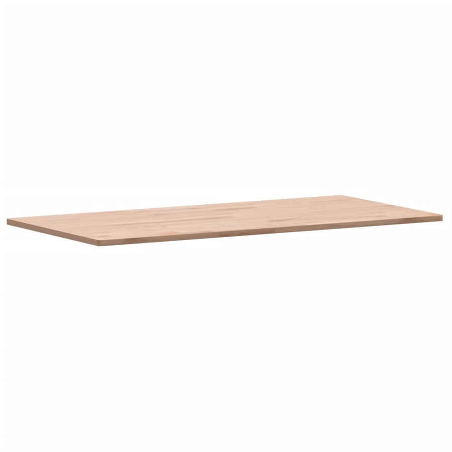 Tafelblad Rechthoekig 80X40X,5 Cm Massief Beukenhout 80 x 40 x 1.5 cm Naturel