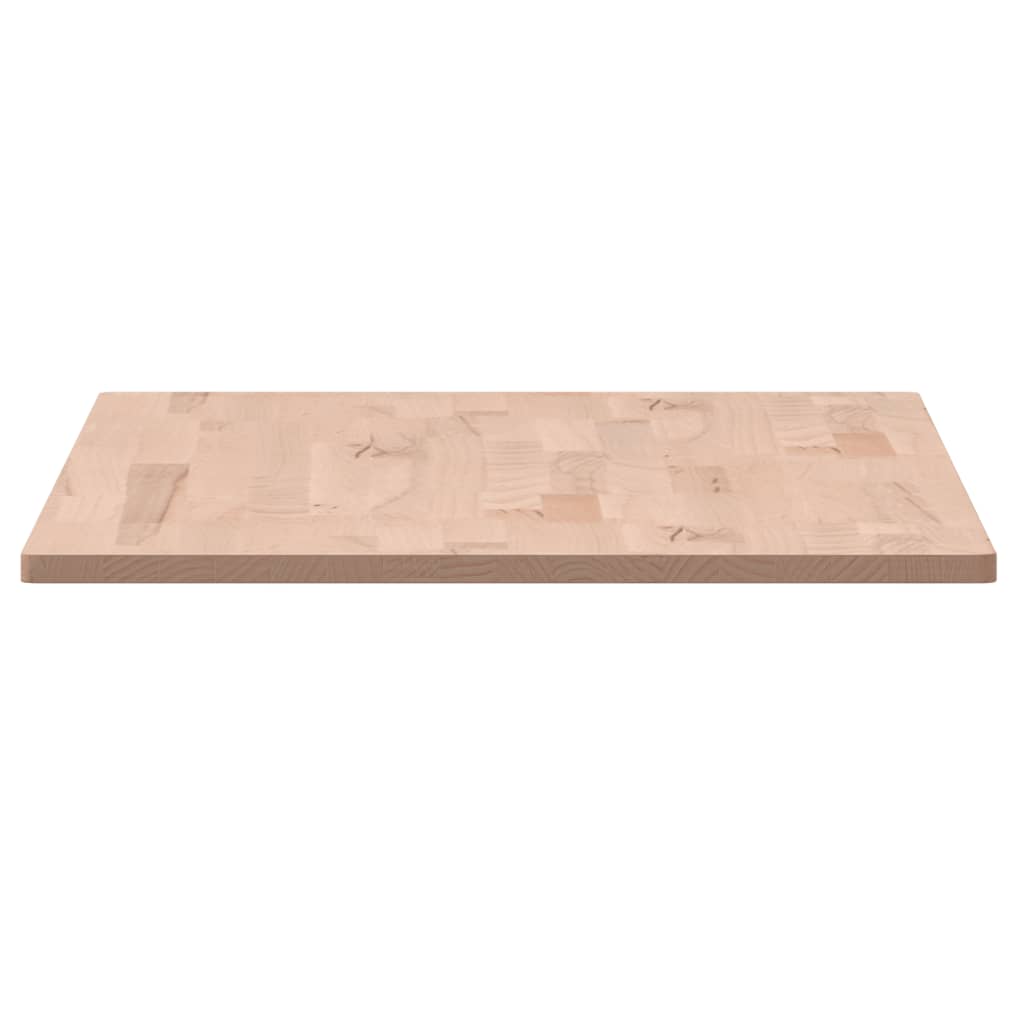 Tafelblad Rechthoekig 80X40X,5 Cm Massief Beukenhout 80 x 40 x 1.5 cm Naturel