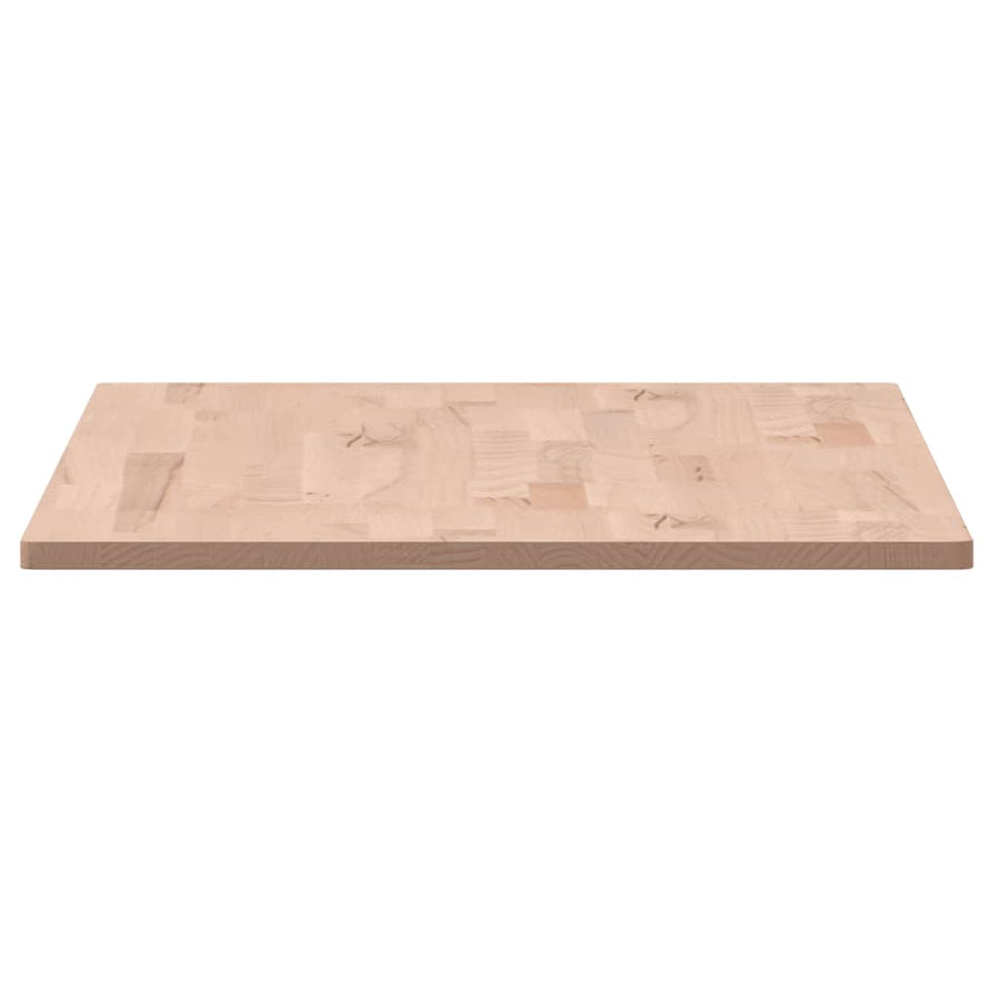 Tafelblad Rechthoekig 80X40X,5 Cm Massief Beukenhout 80 x 40 x 1.5 cm Naturel
