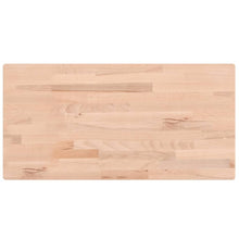 Tafelblad Rechthoekig 00X50X,5 Cm Massief Beukenhout 100 x 50 x 1.5 cm Naturel