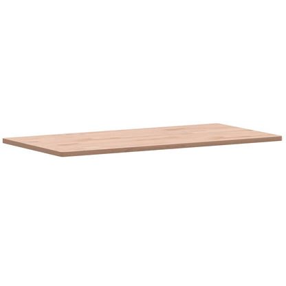 Tafelblad Rechthoekig 00X50X,5 Cm Massief Beukenhout 100 x 50 x 1.5 cm Naturel