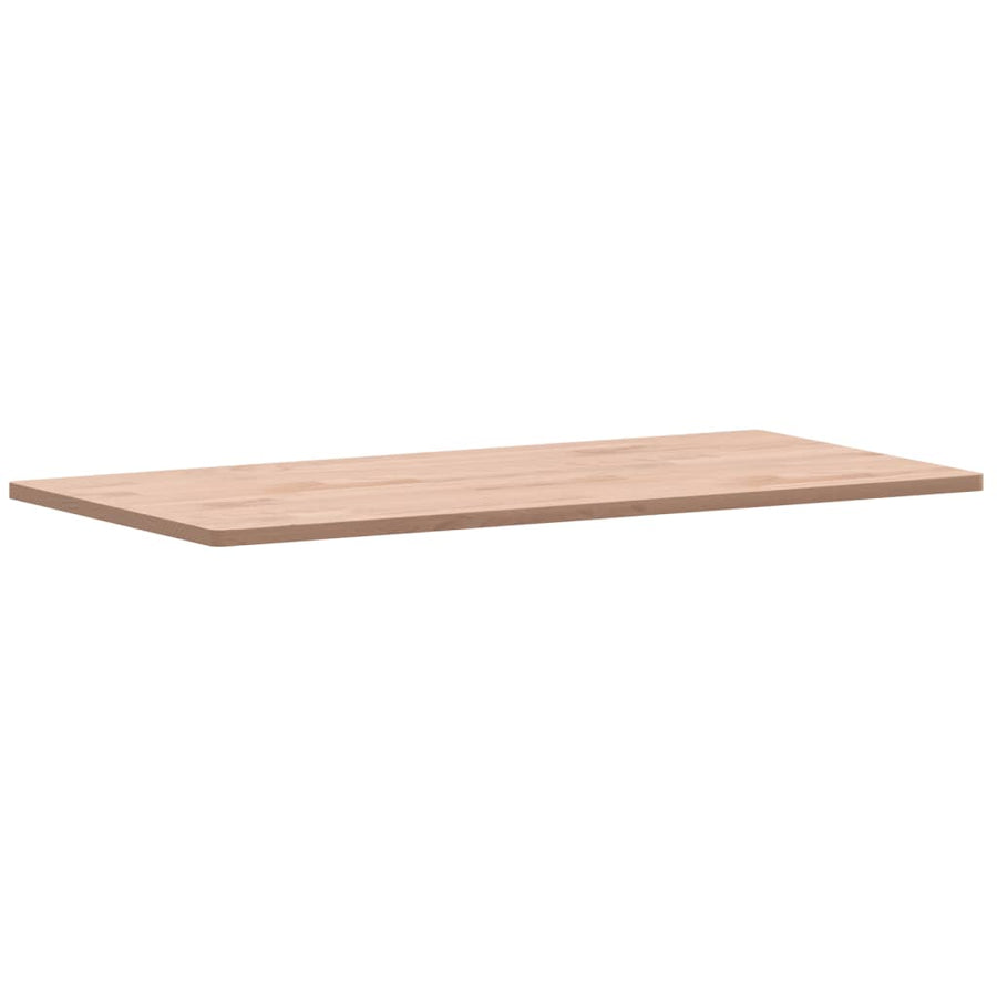 Tafelblad Rechthoekig 00X50X,5 Cm Massief Beukenhout 100 x 50 x 1.5 cm Naturel