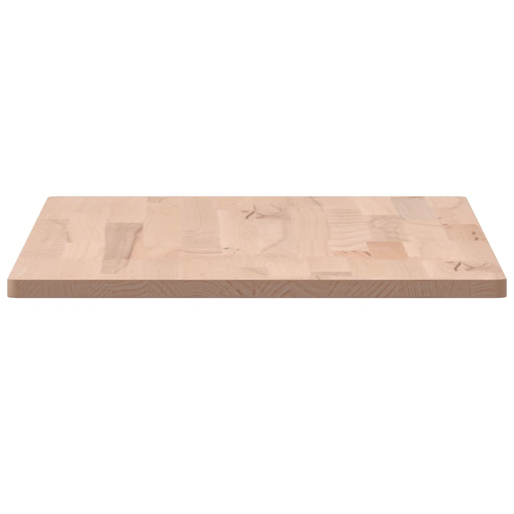 Tafelblad Rechthoekig 00X50X,5 Cm Massief Beukenhout 100 x 50 x 1.5 cm Naturel