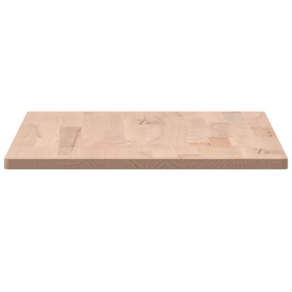 Tafelblad Rechthoekig 00X50X,5 Cm Massief Beukenhout 100 x 50 x 1.5 cm Naturel