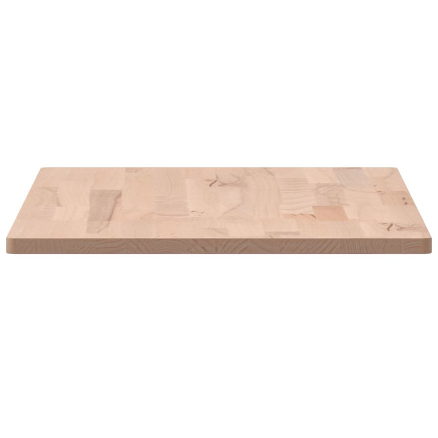 Tafelblad Rechthoekig 00X50X,5 Cm Massief Beukenhout 100 x 50 x 1.5 cm Naturel