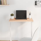 Rectangular table top 60x40x1.5 cm solid beech wood