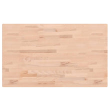 Tafelblad Rechthoekig 00X60X,5 Cm Massief Beukenhout 100 x 60 x 1.5 cm Naturel