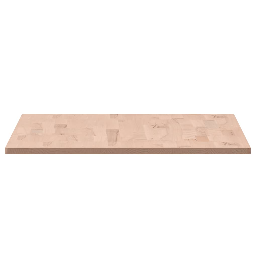 Tafelblad Rechthoekig 00X60X,5 Cm Massief Beukenhout 100 x 60 x 1.5 cm Naturel