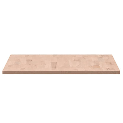 Tafelblad Rechthoekig 00X60X,5 Cm Massief Beukenhout 100 x 60 x 1.5 cm Naturel