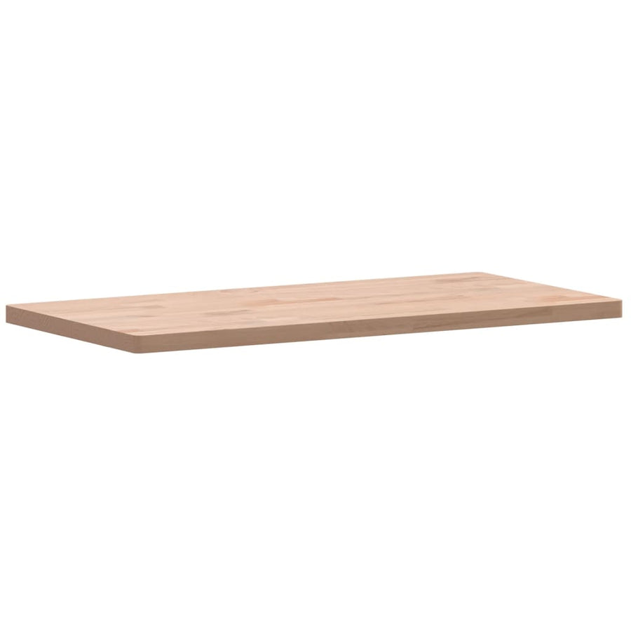 Tafelblad Rechthoekig 80X40X2,5 Cm Massief Beukenhout 80 x 40 x 2.5 cm Naturel