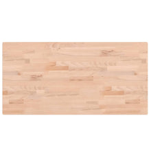 Tafelblad Rechthoekig 00X50X2,5 Cm Massief Beukenhout 100 x 50 x 2.5 cm Naturel
