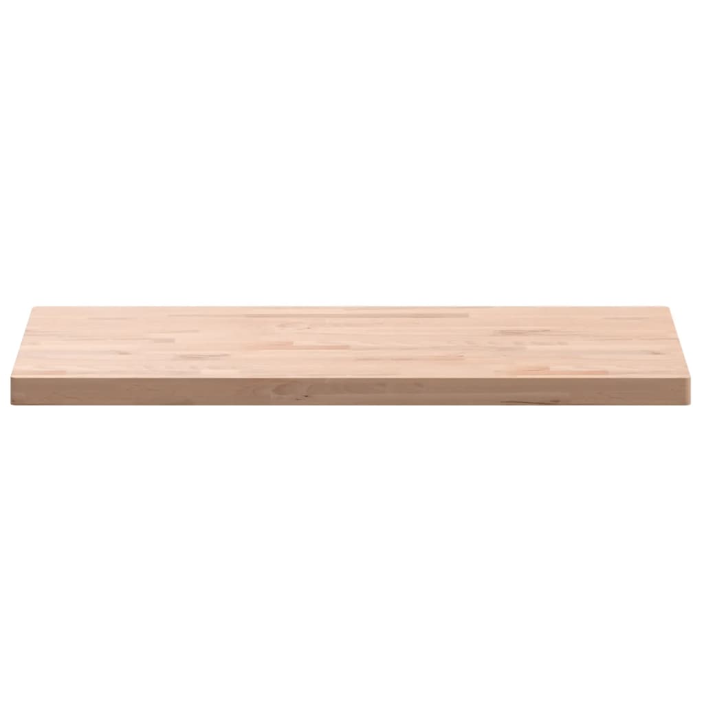 Tafelblad Rechthoekig Massief Beukenhout 100 x 50 x 4 cm Naturel