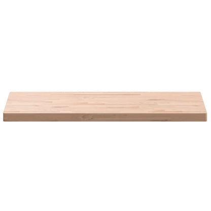 Tafelblad Rechthoekig Massief Beukenhout 100 x 50 x 4 cm Naturel