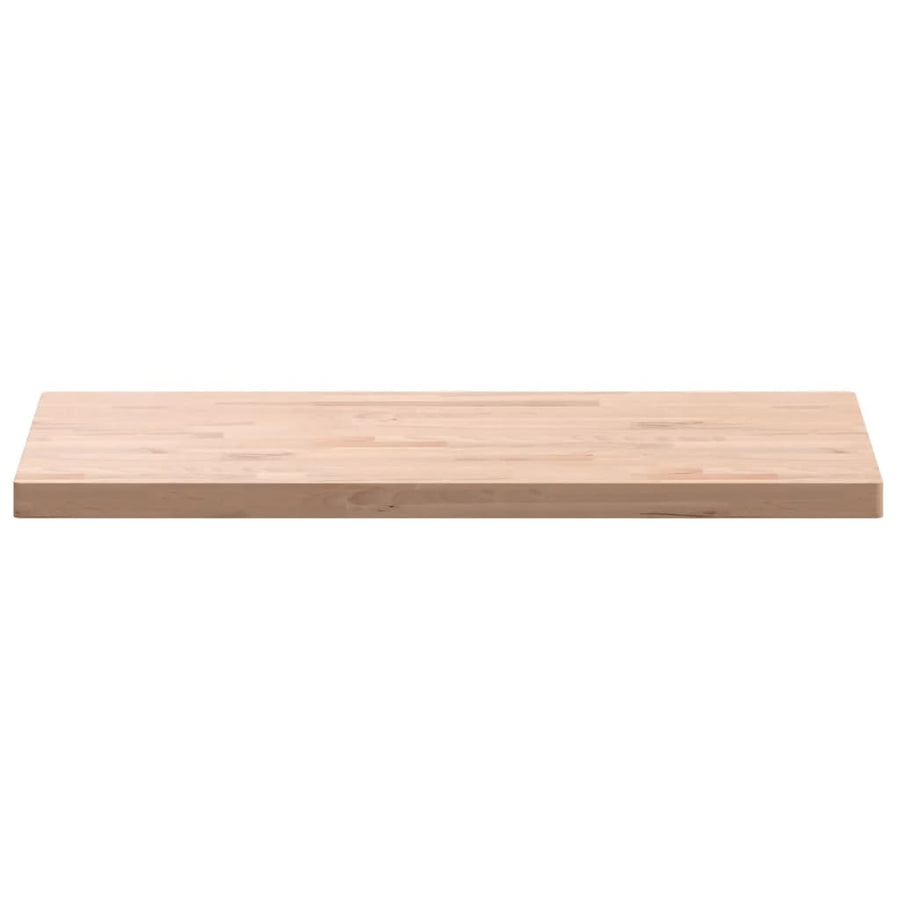 Tafelblad Rechthoekig Massief Beukenhout 100 x 50 x 4 cm Naturel