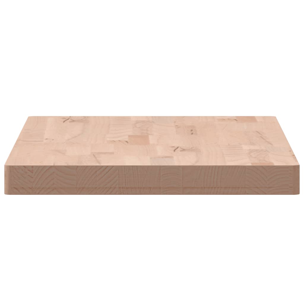 Tafelblad Rechthoekig Massief Beukenhout 100 x 50 x 4 cm Naturel