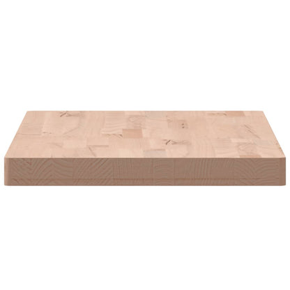 Tafelblad Rechthoekig Massief Beukenhout 100 x 50 x 4 cm Naturel