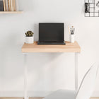 Rectangular tabletop 60x40x4 cm solid beech wood