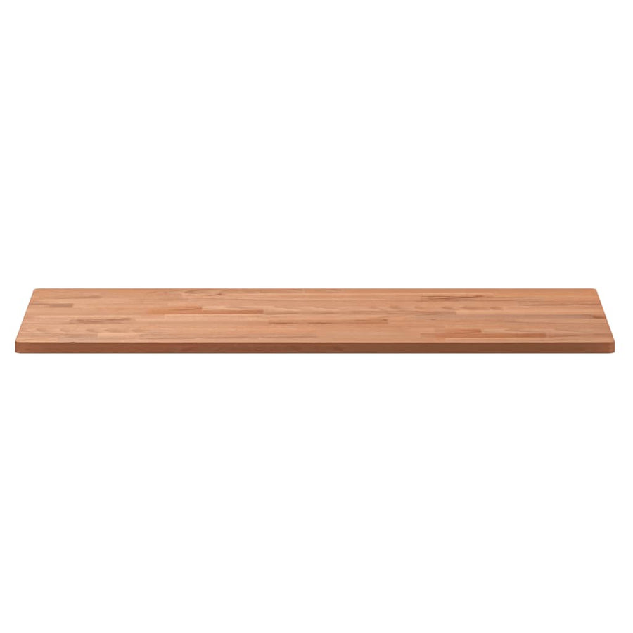Tafelblad rechthoekig 80x40x1,5 cm massief beukenhout