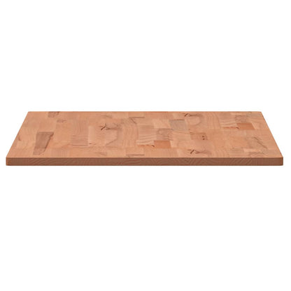 Tafelblad rechthoekig 80x40x1,5 cm massief beukenhout