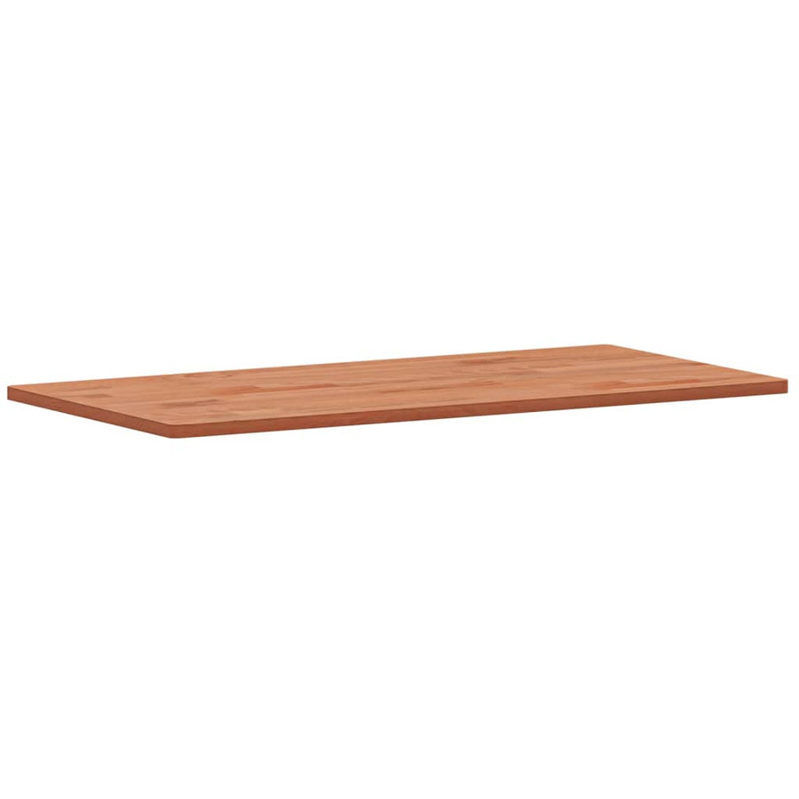 Tafelblad Rechthoekig 00X50X,5 Cm Massief Beukenhout 100 x 50 x 1.5 cm Bruin
