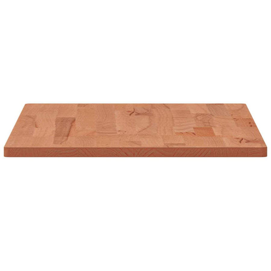 Tafelblad Rechthoekig 00X50X,5 Cm Massief Beukenhout 100 x 50 x 1.5 cm Bruin