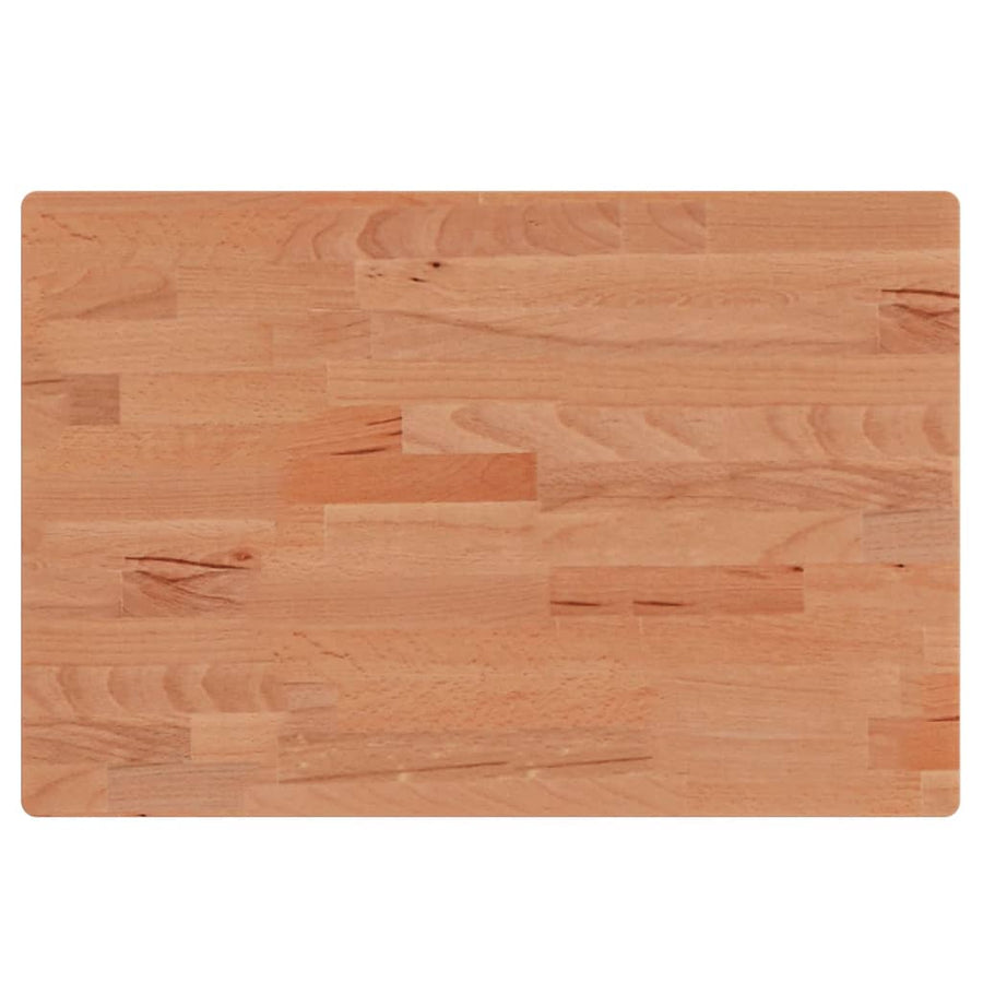 Tafelblad Rechthoekig 60X40X,5 Cm Massief Beukenhout 60 x 40 x 1.5 cm Bruin