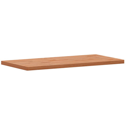 Tafelblad Rechthoekig 80X40X2,5 Cm Massief Beukenhout 80 x 40 x 2.5 cm Bruin