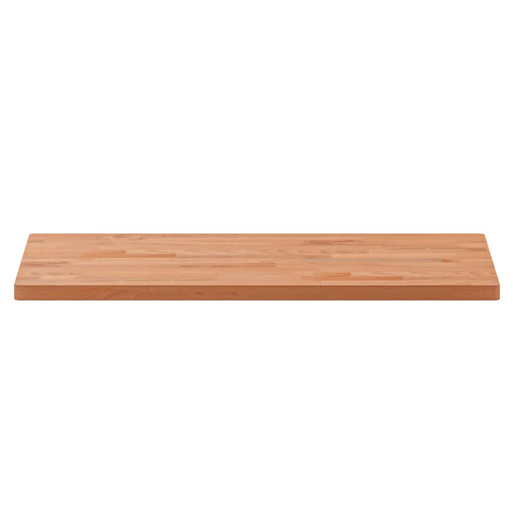 Tafelblad Rechthoekig 80X40X2,5 Cm Massief Beukenhout 80 x 40 x 2.5 cm Bruin