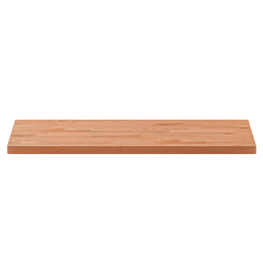 Tafelblad Rechthoekig 80X40X2,5 Cm Massief Beukenhout 80 x 40 x 2.5 cm Bruin