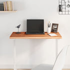 Rectangular table top 80x40x2.5 cm solid beech wood