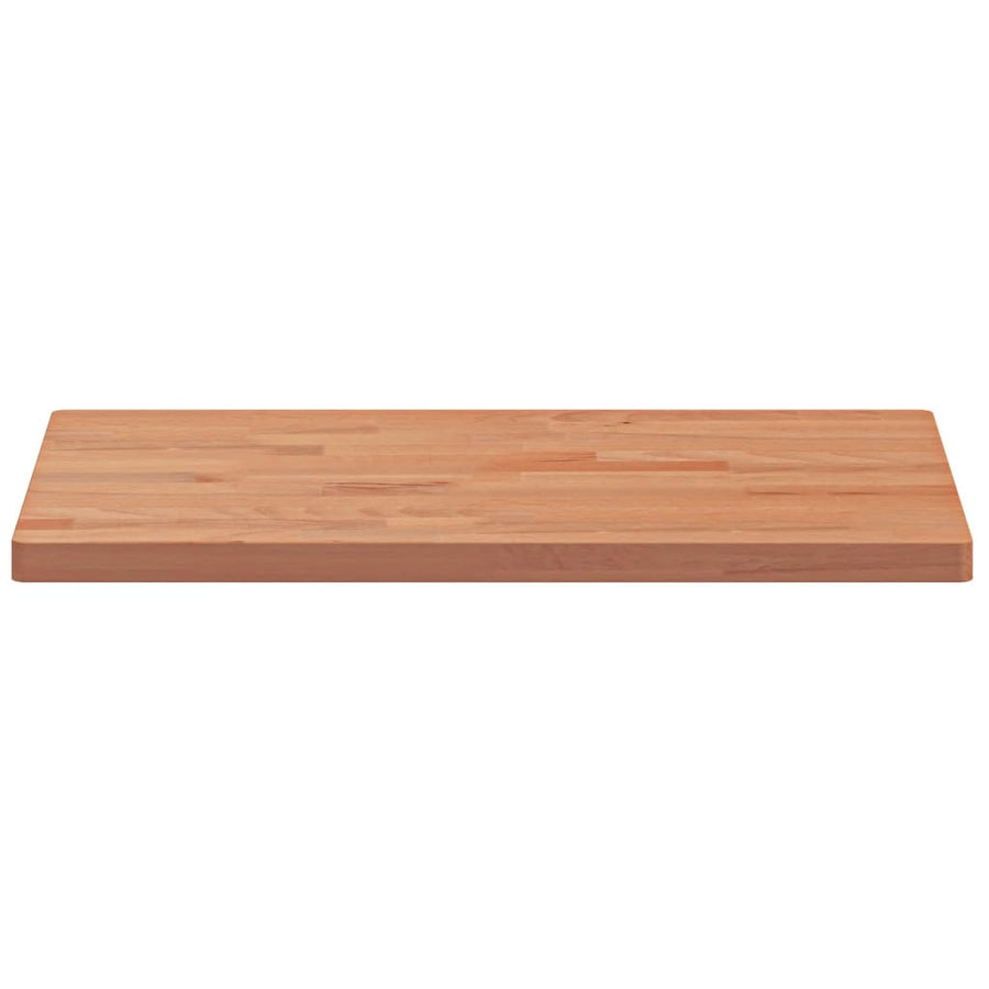 Tafelblad Rechthoekig 60X40X2,5 Cm Massief Beukenhout 60 x 40 x 2.5 cm Bruin