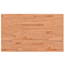 Tafelblad Rechthoekig 00X60X2,5 Cm Massief Beukenhout 100 x 60 x 2.5 cm Bruin
