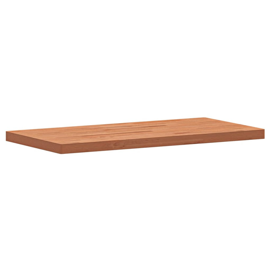 Tafelblad rechthoekig 100x50x4 cm massief beukenhout