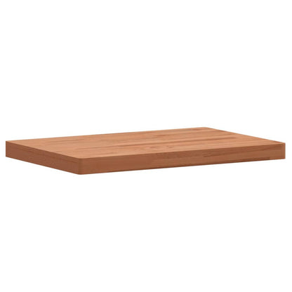 Tafelblad Rechthoekig Massief Beukenhout 60 x 40 x 4 cm Bruin
