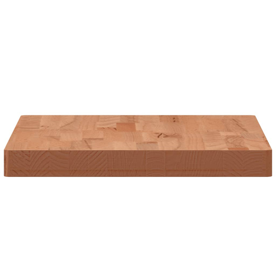 Tafelblad Rechthoekig Massief Beukenhout 60 x 40 x 4 cm Bruin