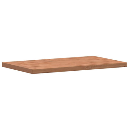 Tafelblad Rechthoekig Massief Beukenhout 100 x 60 x 4 cm Bruin
