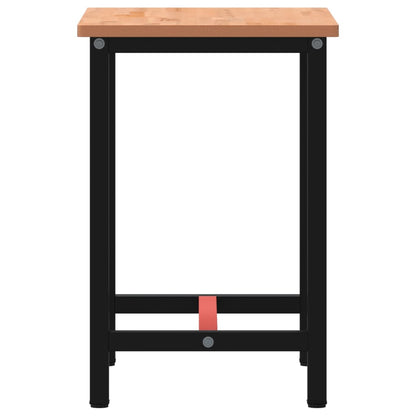 Werkbank 80x55x81,5 cm massief beukenhout en metaal 80 x 55 x 81.5 cm