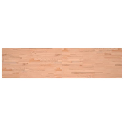 Werkbank 220x55x81,5 cm massief beukenhout en metaal 220 x 55 x 81.5 cm