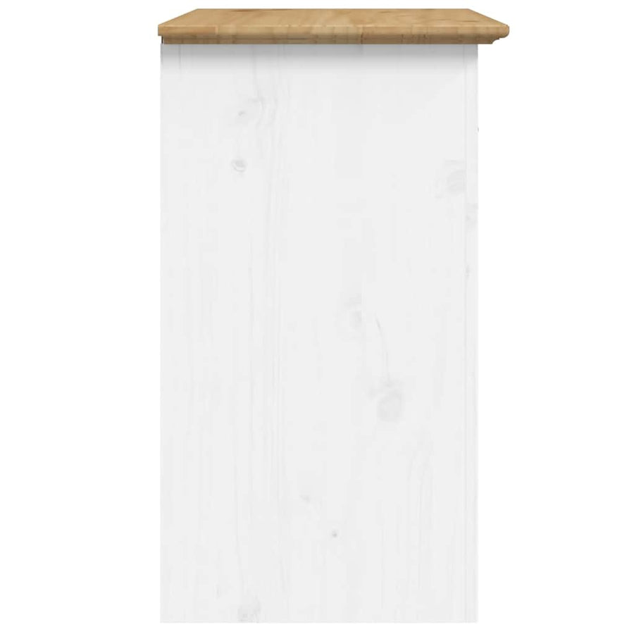 Nachtkastje BODO 53x38,5x67 cm massief grenenhout bruin