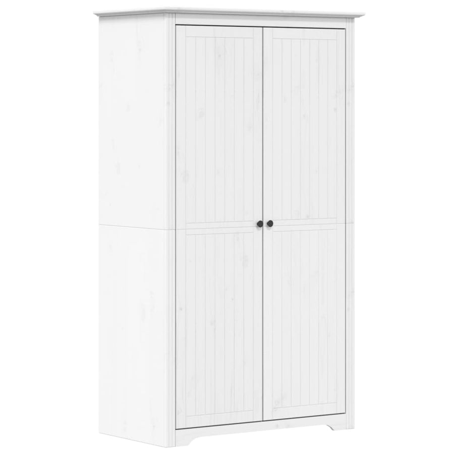 Kledingkast Bodo 101X52X176,5 Cm Massief Grenenhout Wit