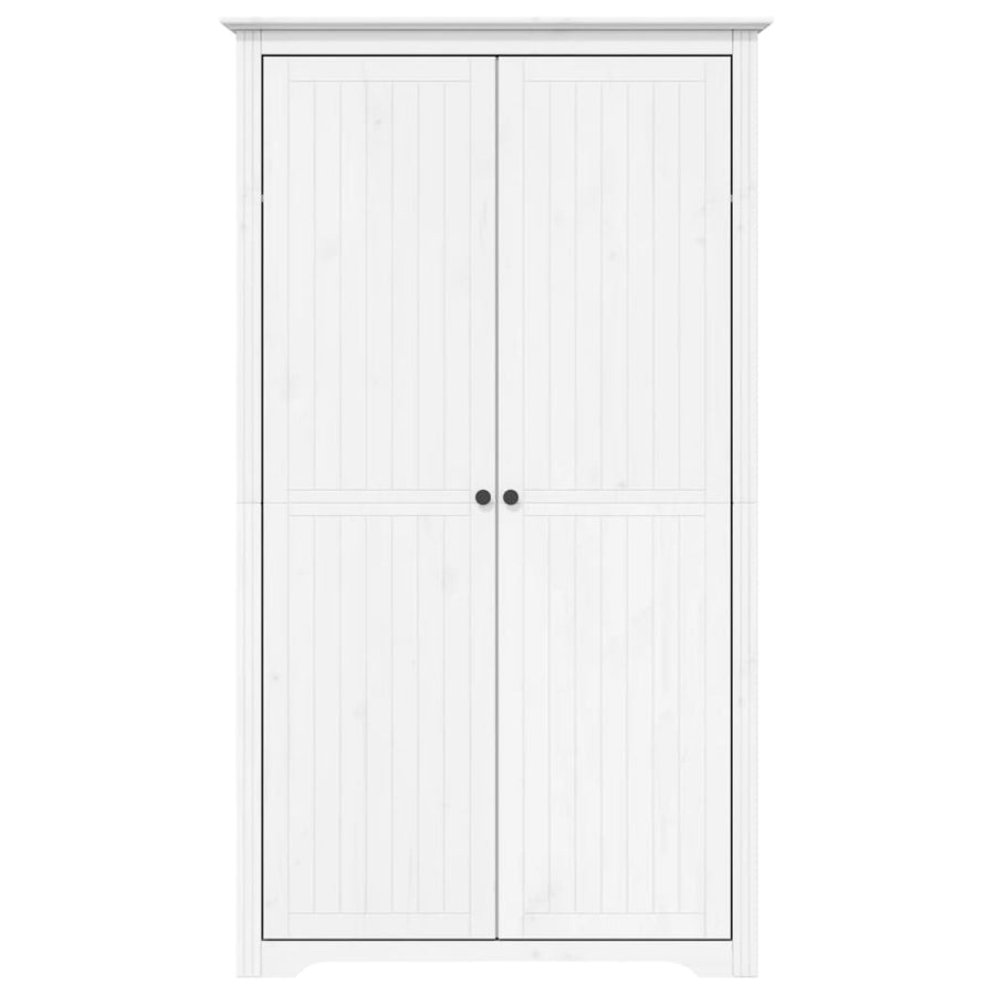 Kledingkast Bodo 101X52X176,5 Cm Massief Grenenhout Wit