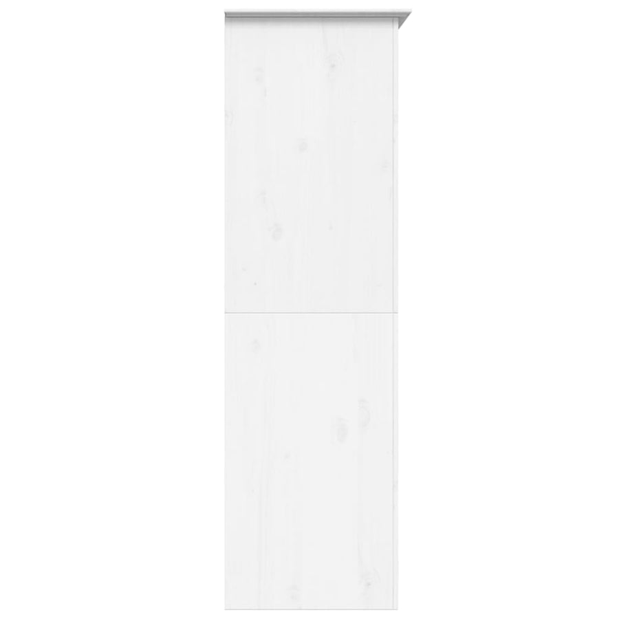 Kledingkast Bodo 101X52X176,5 Cm Massief Grenenhout Wit
