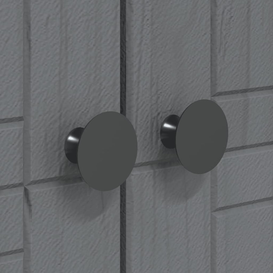 Kledingkast Bodo 5,5X52X76,5 Cm Massief Grenenhout 151.5 x 52 x 176.5 cm Grijs