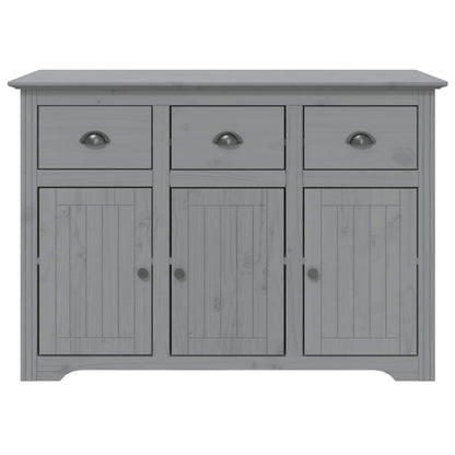 Dressoir Bodo 115,5X44X80 Cm Massief Grenenhout Grijs Grijs