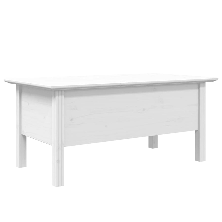Salontafel Bodo 00X55X45 Cm Massief Grenenhout Wit