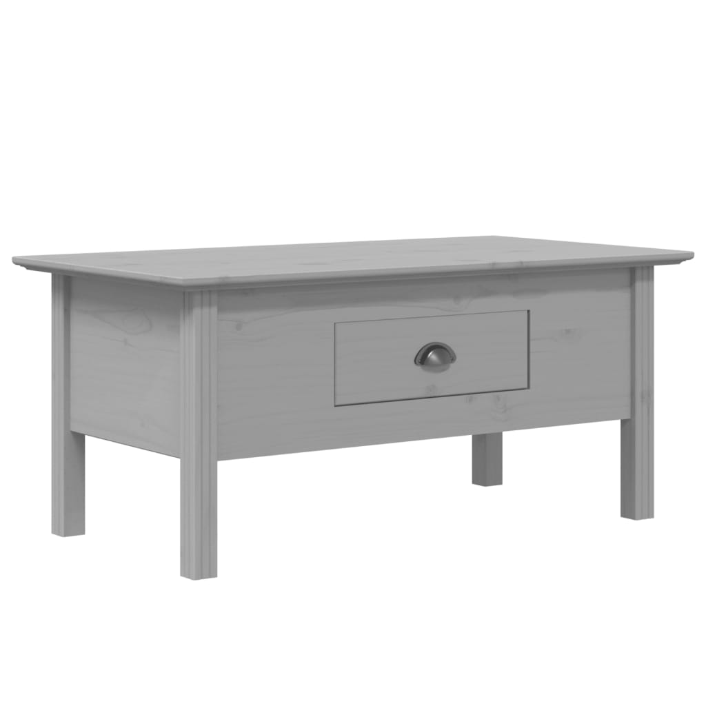 Salontafel Bodo 100X55X46 Cm Massief Grenenhout Grijs